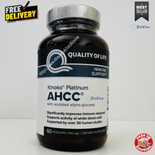 Kinoko Platinum AHCC 750mg 60
